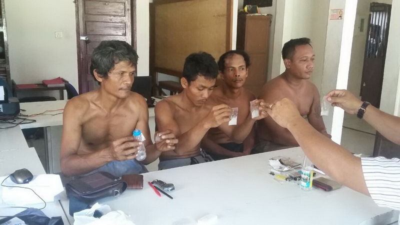 Petani dan Karyawan Swasta Diciduk Tim Opsnal Polsek Taphil